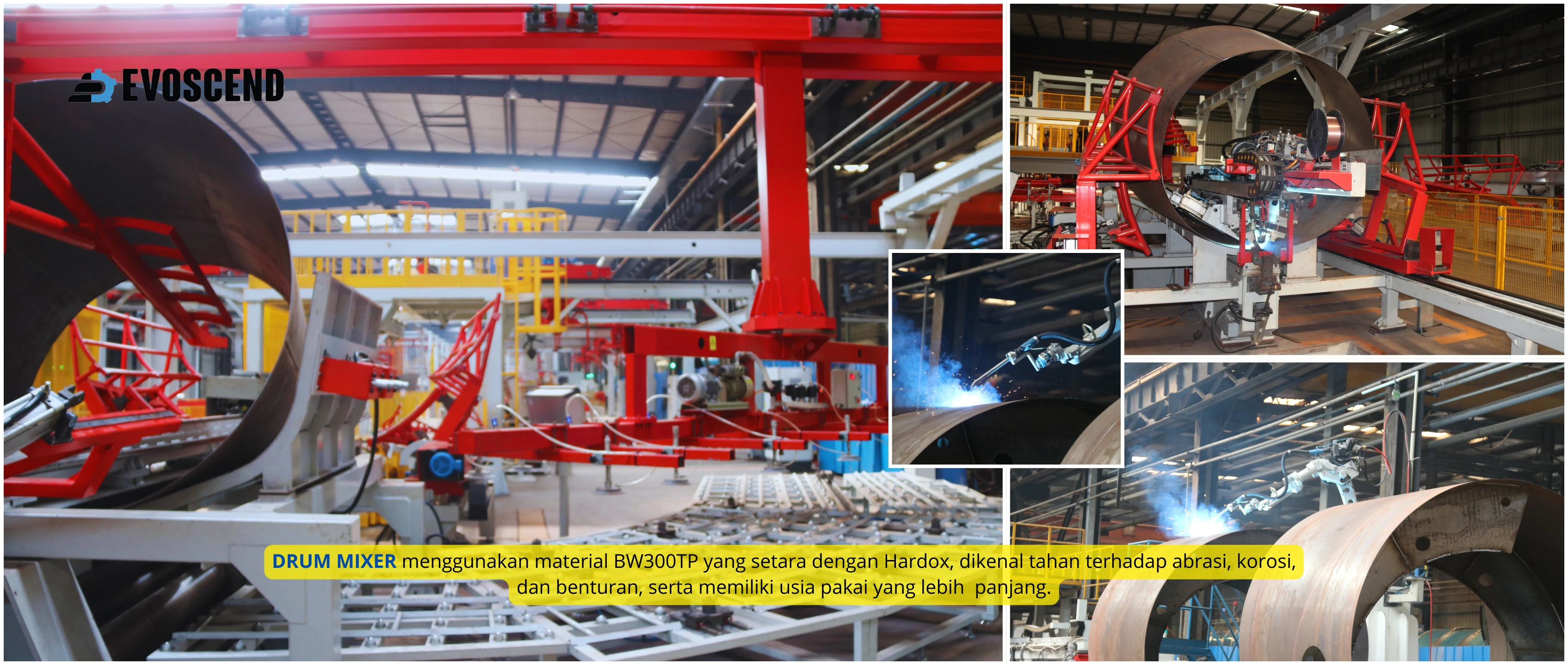 Automated Powder Coating for Mixer photo