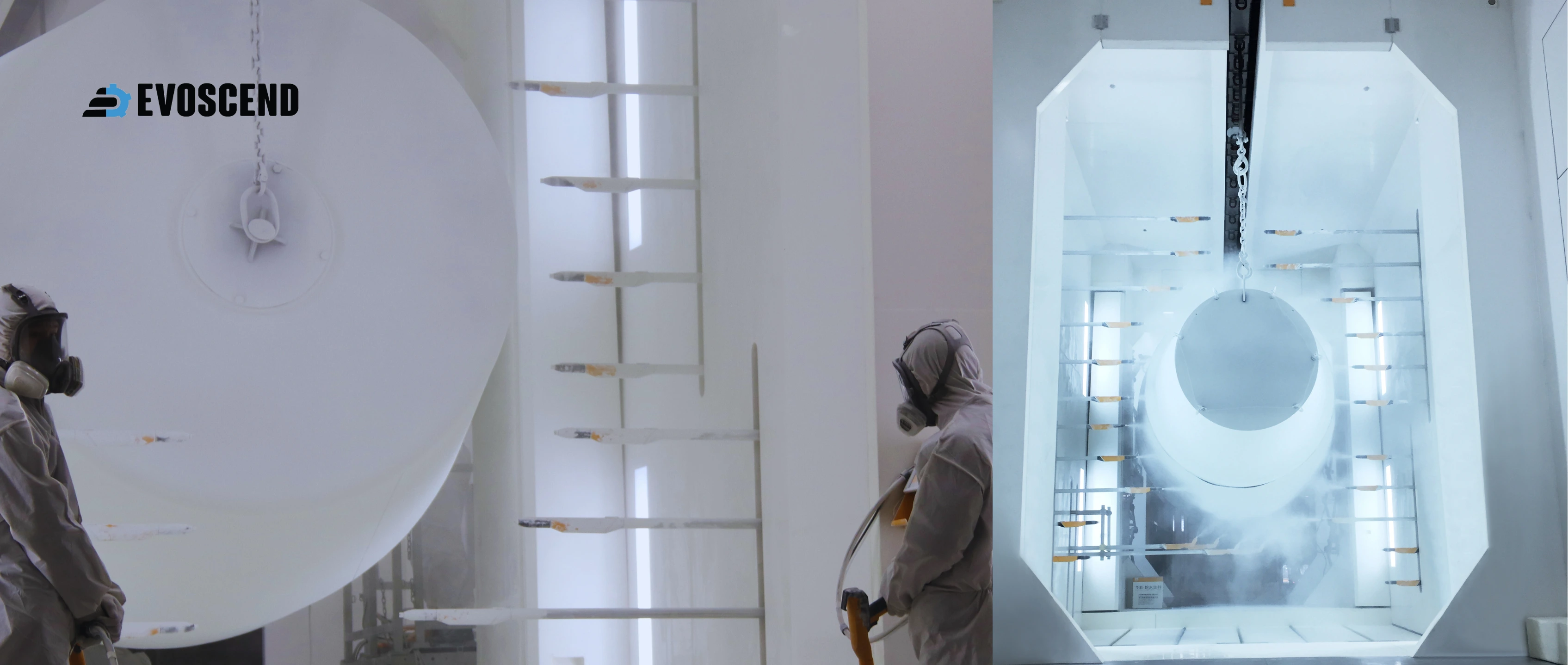 Automated Powder Coating for Mixer photo